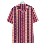 Pink And Purple Southwestern Print Hawaiian Shirt