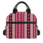 Pink And Purple Southwestern Print Insulated Lunch Bag