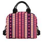 Pink And Purple Southwestern Print Insulated Lunch Bag