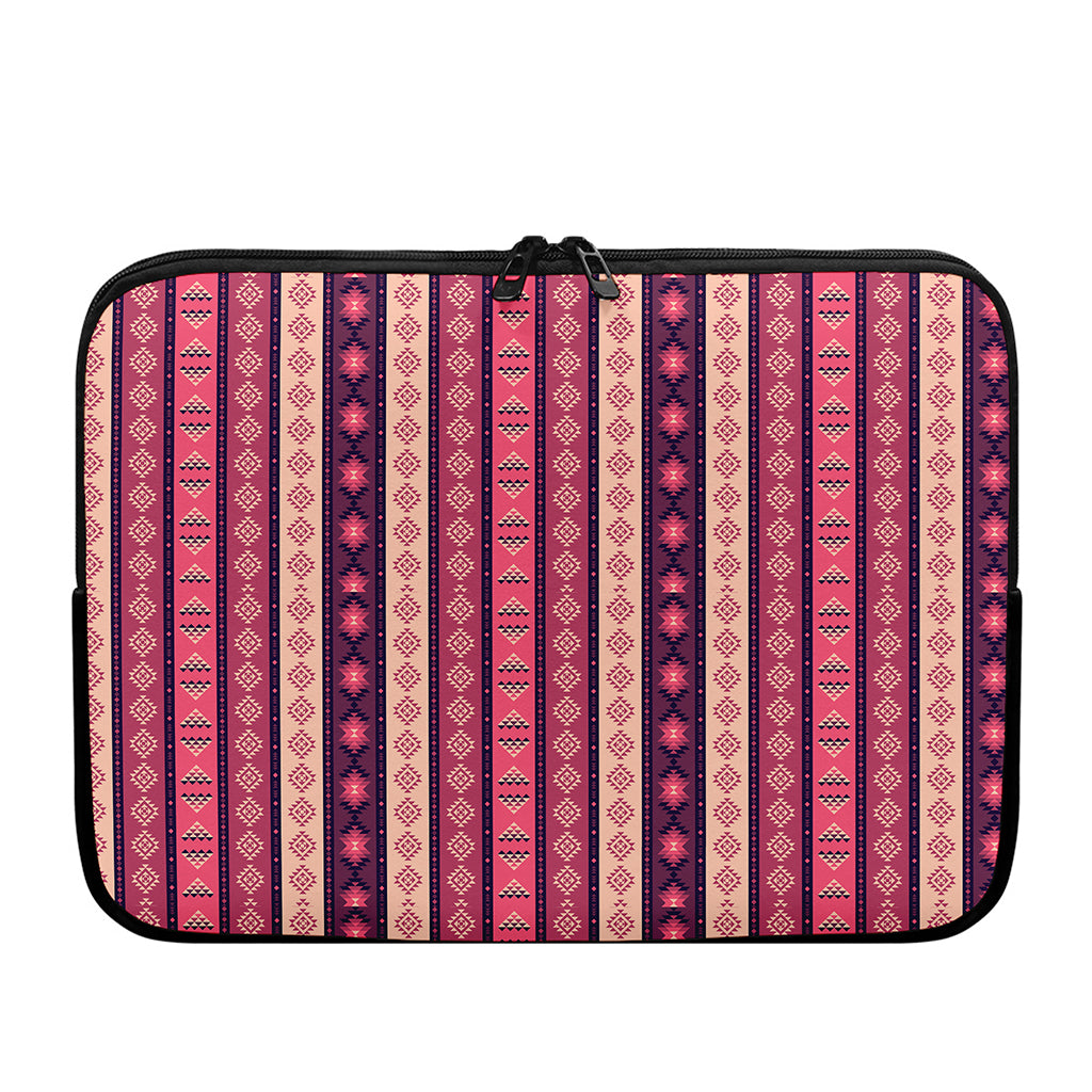 Pink And Purple Southwestern Print Laptop Sleeve