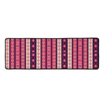 Pink And Purple Southwestern Print Long Kitchen Mat