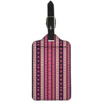 Pink And Purple Southwestern Print Luggage Tag