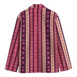 Pink And Purple Southwestern Print Men's Blazer