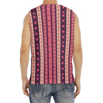 Pink And Purple Southwestern Print Men's Fitness Tank Top