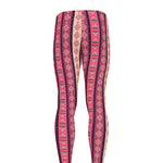Pink And Purple Southwestern Print Men's leggings