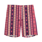 Pink And Purple Southwestern Print Men's Sports Shorts
