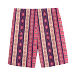 Pink And Purple Southwestern Print Men's Sports Shorts