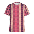 Pink And Purple Southwestern Print Men's Athletic T-Shirt