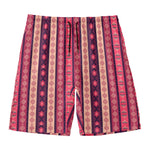 Pink And Purple Southwestern Print Men's Swim Trunks