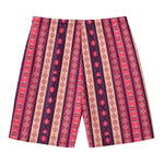 Pink And Purple Southwestern Print Men's Swim Trunks