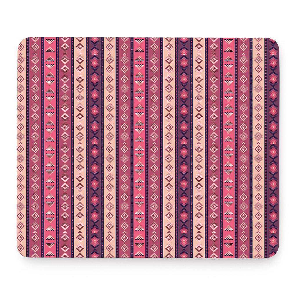 Pink And Purple Southwestern Print Mouse Pad
