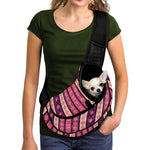Pink And Purple Southwestern Print Pet Sling Carrier