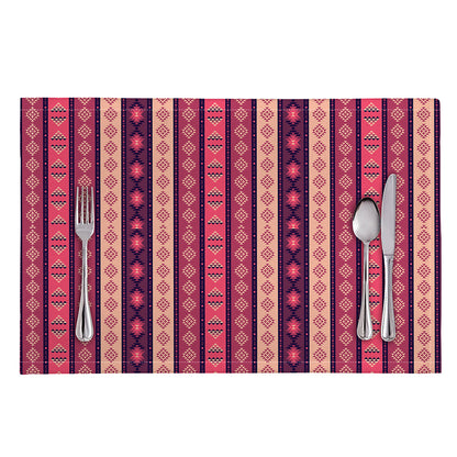 Pink And Purple Southwestern Print Placemat