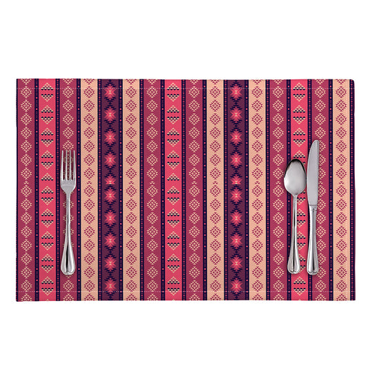 Pink And Purple Southwestern Print Placemat