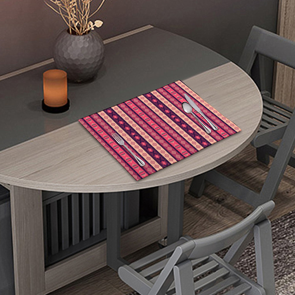 Pink And Purple Southwestern Print Placemat