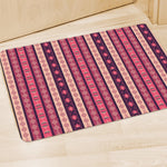 Pink And Purple Southwestern Print Polyester Doormat