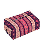 Pink And Purple Southwestern Print Rectangle Tissue Box Cover