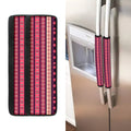 Pink And Purple Southwestern Print Refrigerator Handle Covers