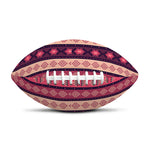 Pink And Purple Southwestern Print Rugby Ball