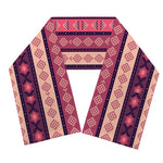 Pink And Purple Southwestern Print Scarf
