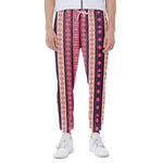 Pink And Purple Southwestern Print Scuba Joggers
