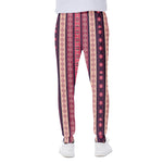 Pink And Purple Southwestern Print Scuba Joggers