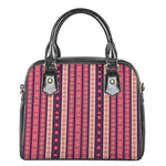 Pink And Purple Southwestern Print Shoulder Handbag