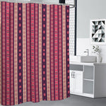 Pink And Purple Southwestern Print Shower Curtain