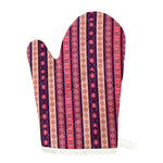 Pink And Purple Southwestern Print Single Oven Mitt