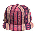 Pink And Purple Southwestern Print Snapback Cap