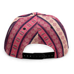 Pink And Purple Southwestern Print Snapback Cap