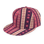 Pink And Purple Southwestern Print Snapback Cap