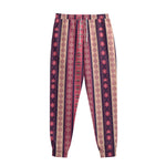 Pink And Purple Southwestern Print Sweatpants