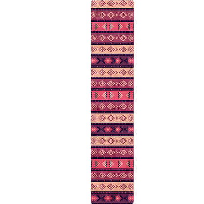 Pink And Purple Southwestern Print Table Runner