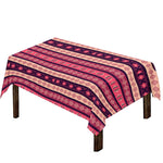 Pink And Purple Southwestern Print Tablecloth