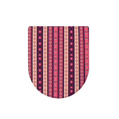 Pink And Purple Southwestern Print Toilet Lid Cover