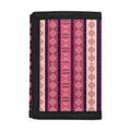 Pink And Purple Southwestern Print Trifold Wallet