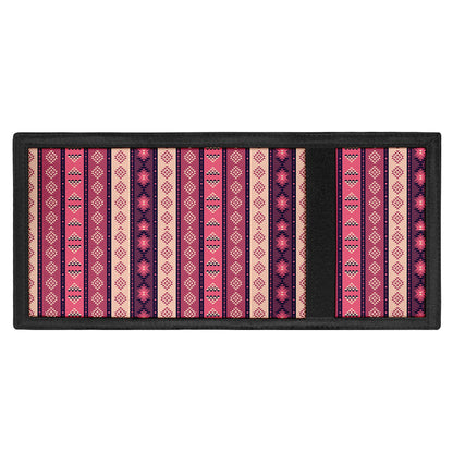 Pink And Purple Southwestern Print Trifold Wallet