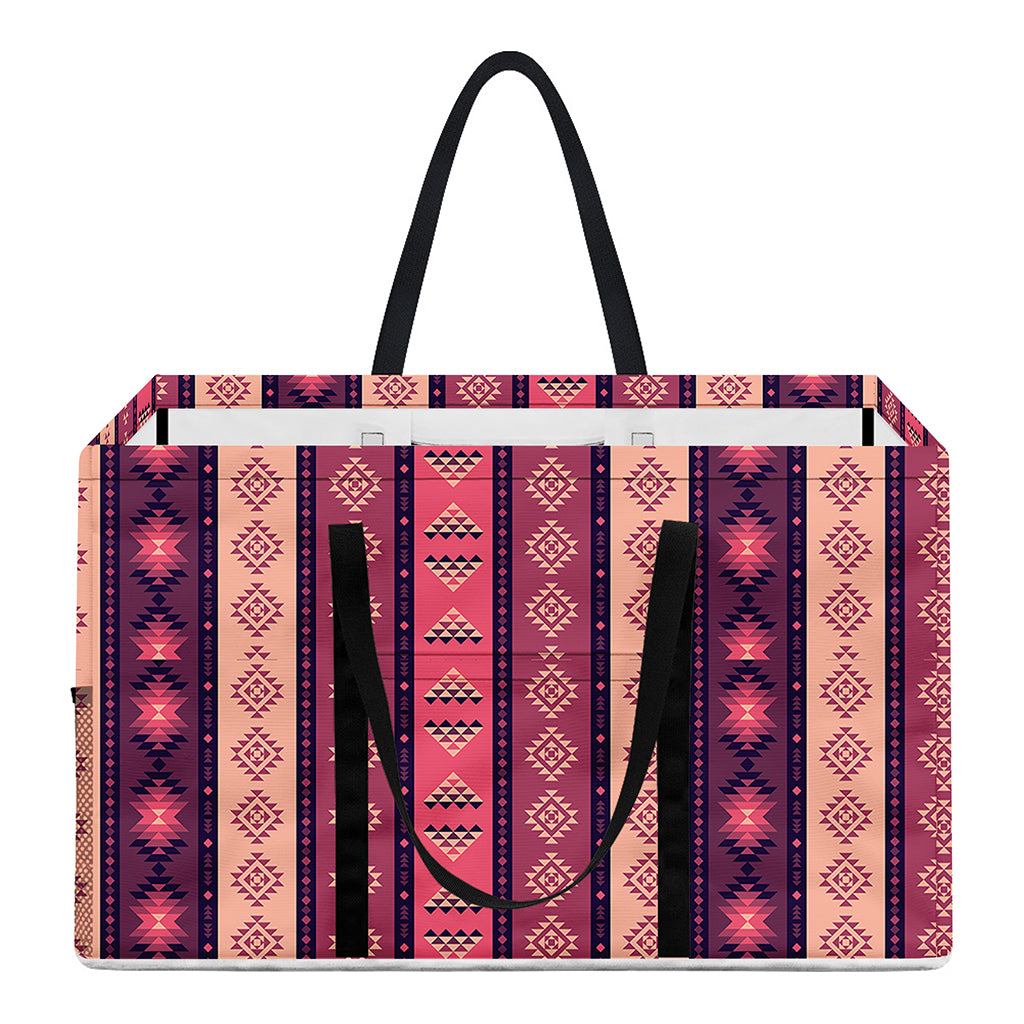 Pink And Purple Southwestern Print Utility Tote Bag