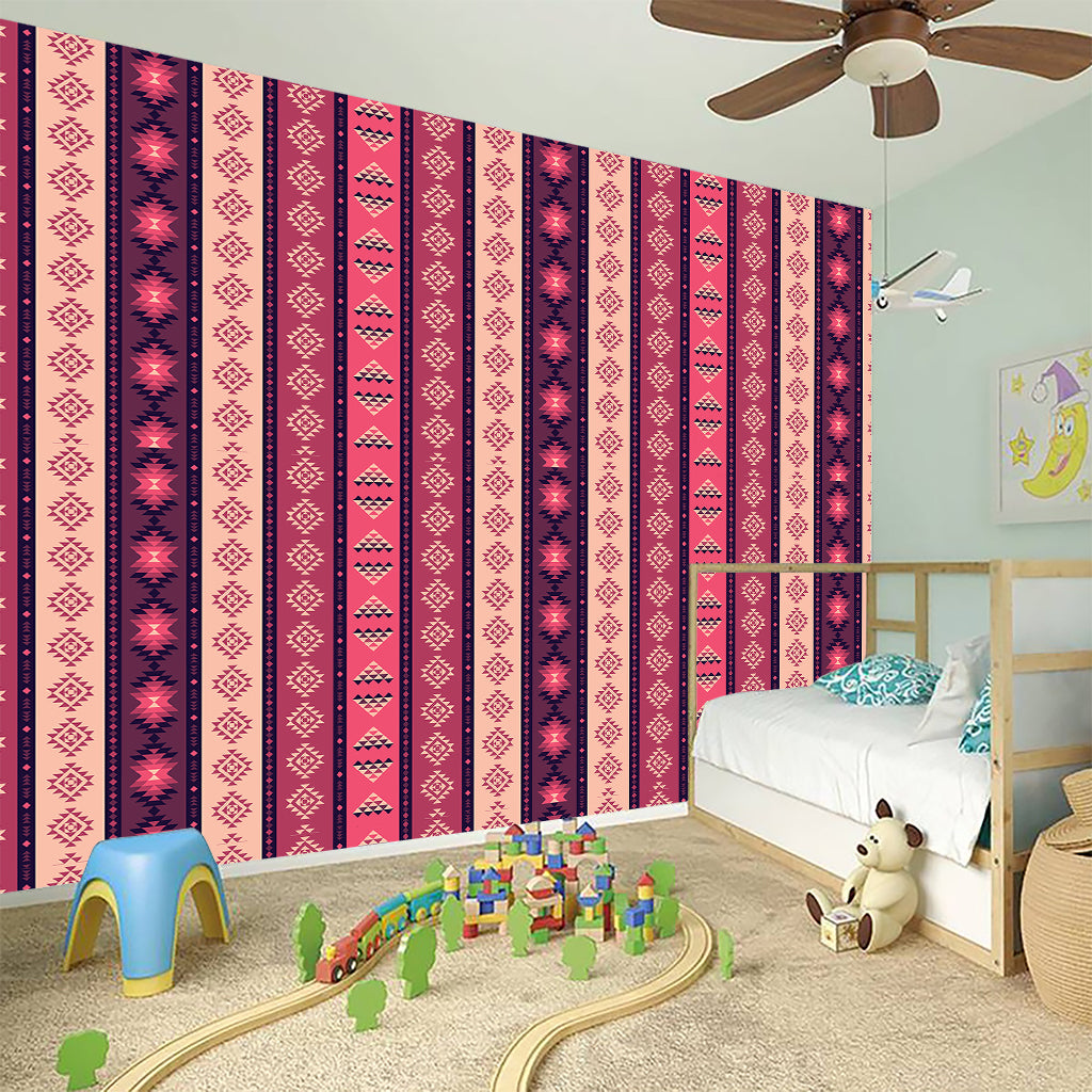 Pink And Purple Southwestern Print Wall Sticker