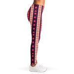 Pink And Purple Southwestern Print Women's Leggings