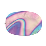 Pink And Teal Holographic Print Car Side Mirror Covers
