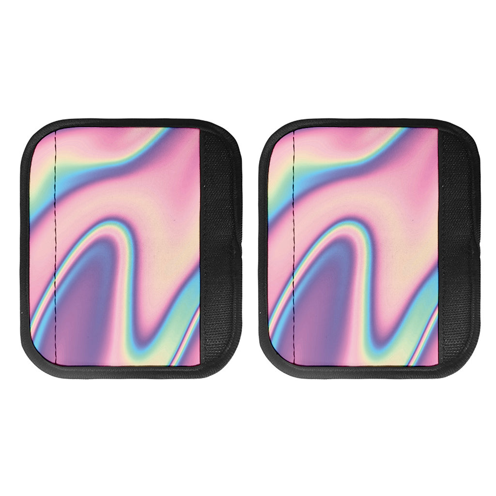 Pink And Teal Holographic Print Handle Covers