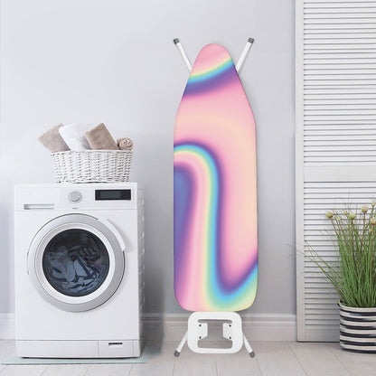 Pink And Teal Holographic Print Ironing Board Cover