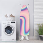 Pink And Teal Holographic Print Ironing Board Cover