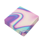 Pink And Teal Holographic Print Outdoor Seat Cushion Cover