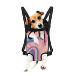 Pink And Teal Holographic Print Pet Carrier Backpack