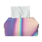 Pink And Teal Holographic Print Rectangle Tissue Box Cover