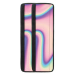 Pink And Teal Holographic Print Refrigerator Handle Covers