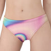 Pink And Teal Holographic Print Women's Panties